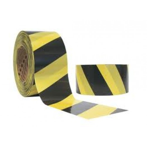 Fita Zebrada 70mmx200m Pt/amarelo (700.00082)