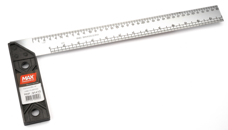 Esquadro 10 Cabo de PVC MAX (91010)