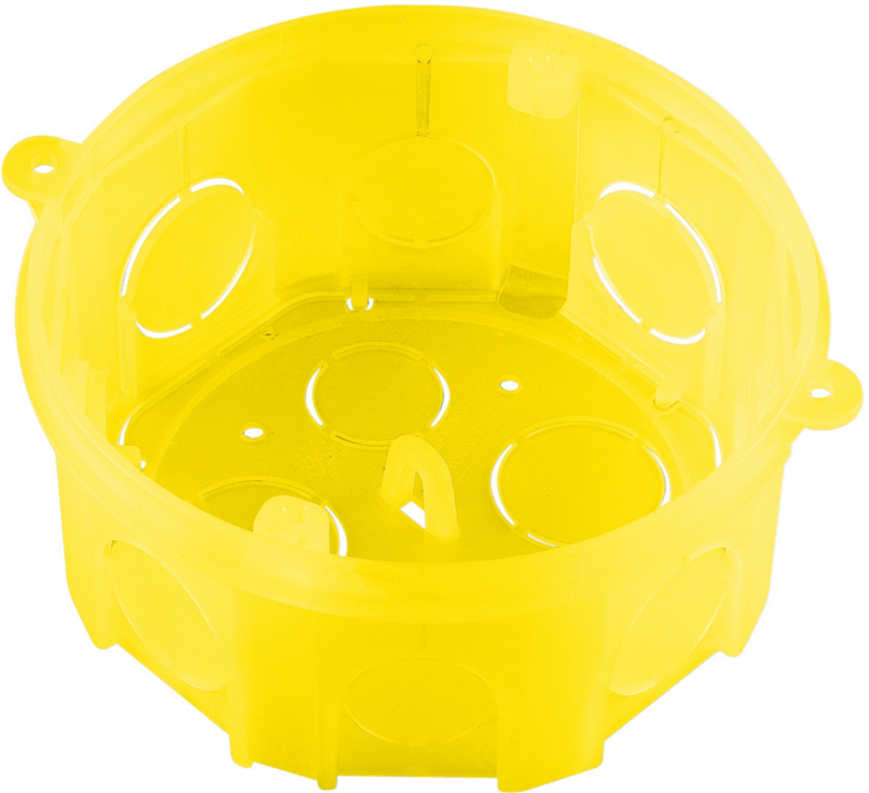 Caixa de Luz Pvc 3×3 Oct Fms Comorelha Amarelo (57500/043)
