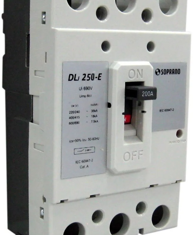 Disjuntor Din Cx Mold Tripolar 225a-c (05104.2225.31/05109.2225.31)