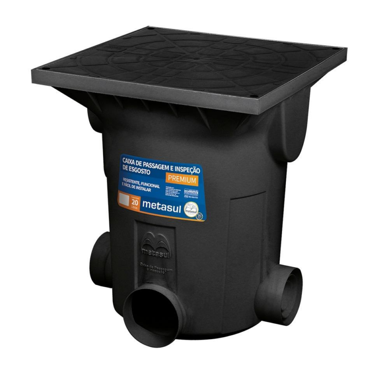 Caixa de Inspecao Esg 410×400 Mm 41,2lt Metasul (011005203)
