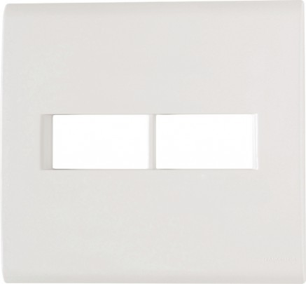 Liz Placa Br 4x4 P/ 2mod Horizontal (57106/023)