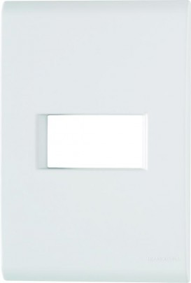 Liz Placa Br 4x2 P/ 1mod Horizontal (57106/204)