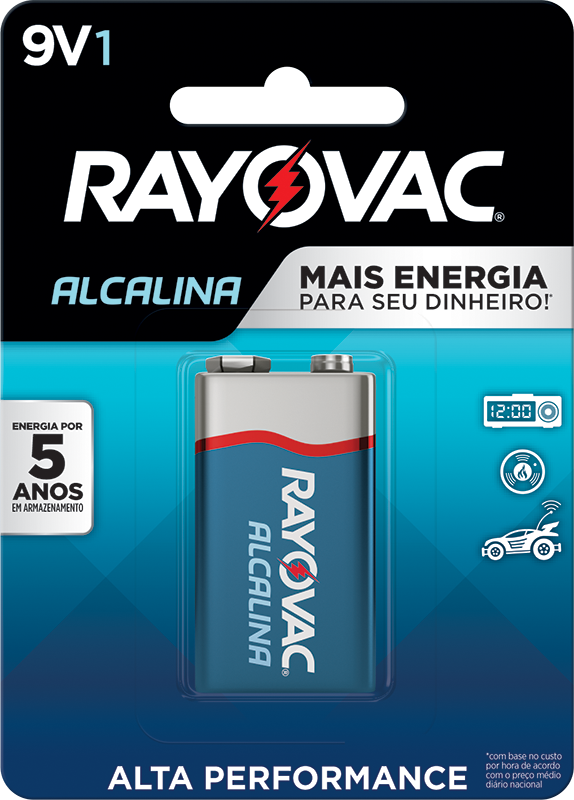 Bateria Alcalina 09 V (20984)