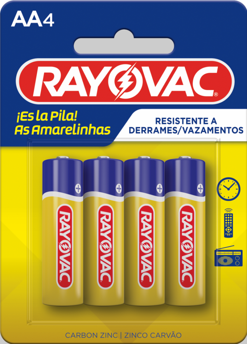 Pilha Amarelinha Aa Peq Com4pc (10842)