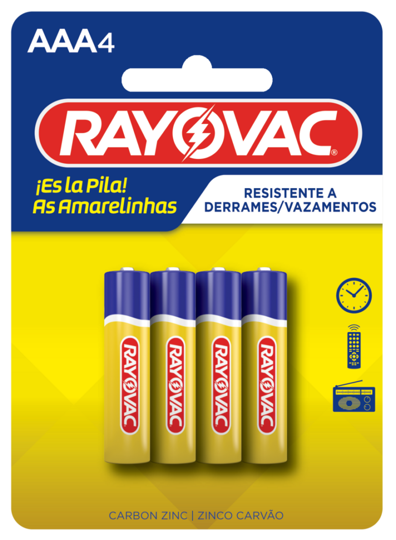 Pilha Amarelinha Aaa Palito Com4pc (10307)
