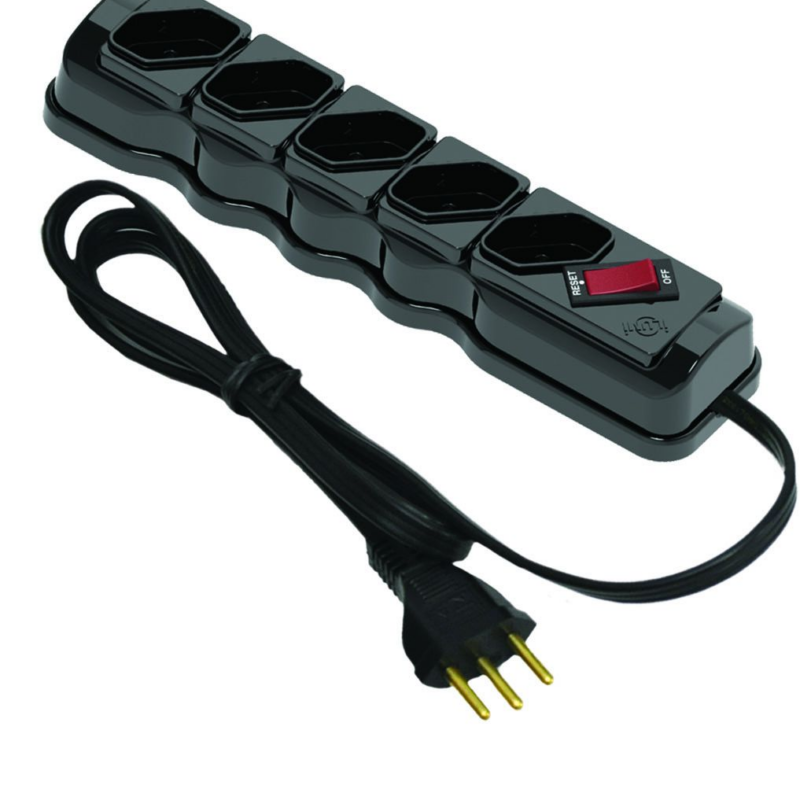 5 Tom 2p+t Pt Eco 250 V Filtro De Linha (34017)