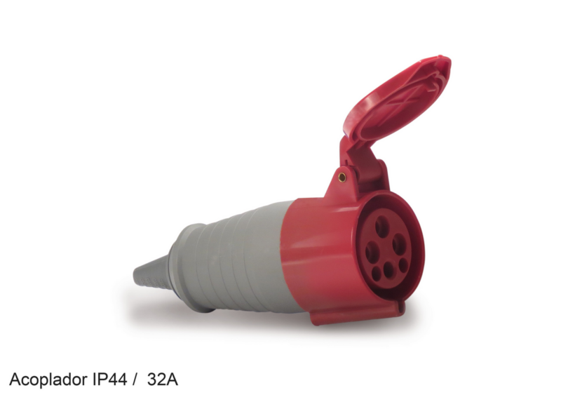 Acoplamento Industrial 3p+t 16a 380 V Vermelho (05167.4056.44)