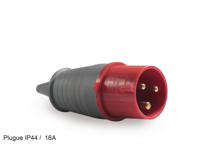 Plug Industrial 2p+t 16a 380 V Vermelho (05166.3079.44)