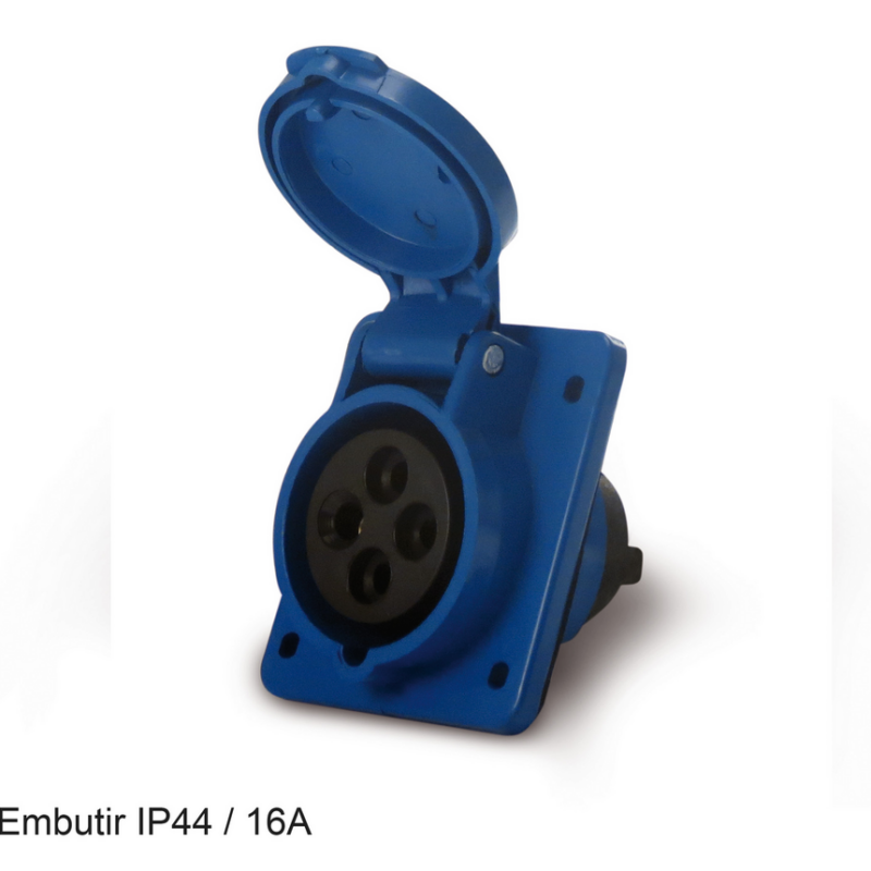 Tomada Industrial Emb 3p+t 16a 220 V Azul (05168.4049.44)