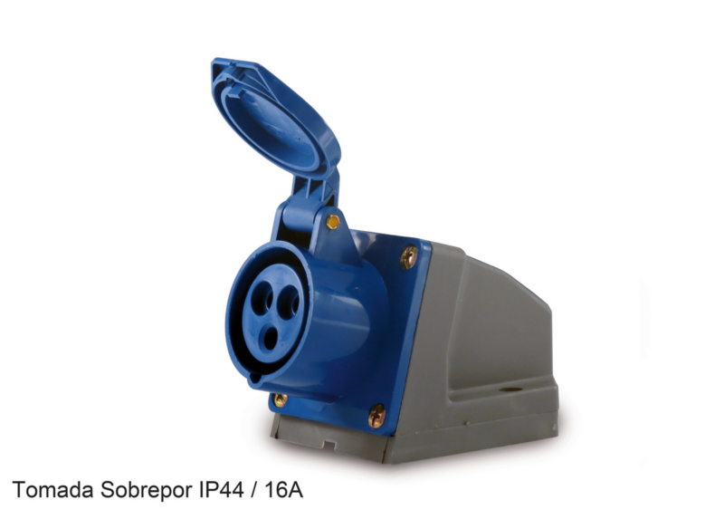 Tomada Industrial Sob 2p+t 32a 220 V Azul (05169.3206.44)