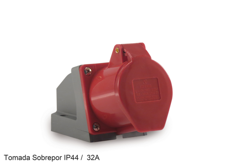 Tomada Industrial Sob 2p+t 32a 380 V Vermelho (05169.3209.44)