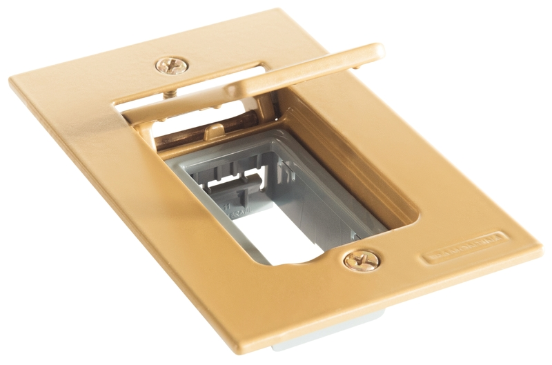 Placa Piso 4x2 Alum Mod Dourada (56121/212)