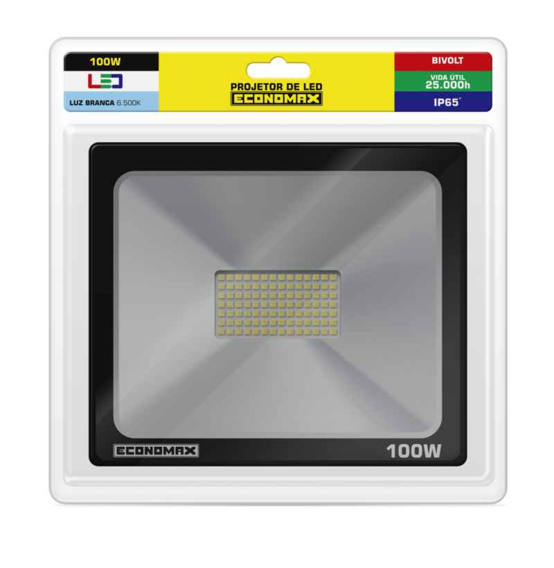 Refletor LED Pt 100 W 6,5k (12797)