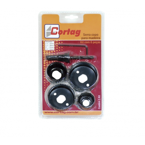 Serra Copo Aço Rap Carb Paramad Jogo 06pc 2" Cortag (60234)