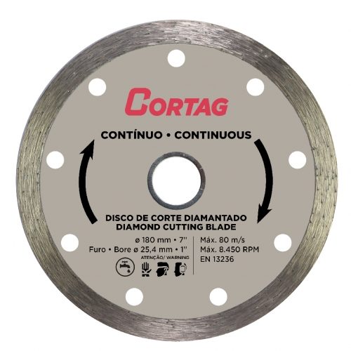 Disco Diam Liso 180 Mm Cortag (61610)