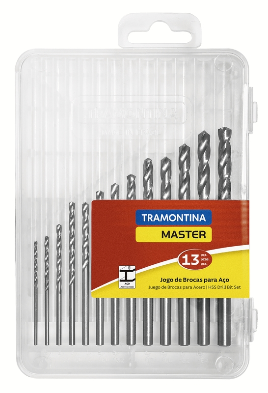 Kit Broca Aço Rapido Com13pc Tramontina (43146/513)