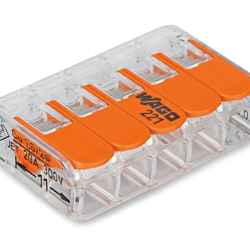 Conector Emenda 5p 4,0 Mm 221-415 Com4pc (60336411/60473333)