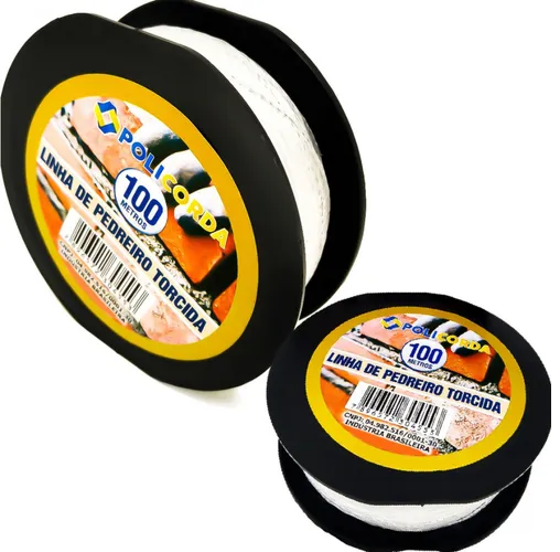 Linha P/ Pedreiro Torcida 50mt Com12 Policordas (593)