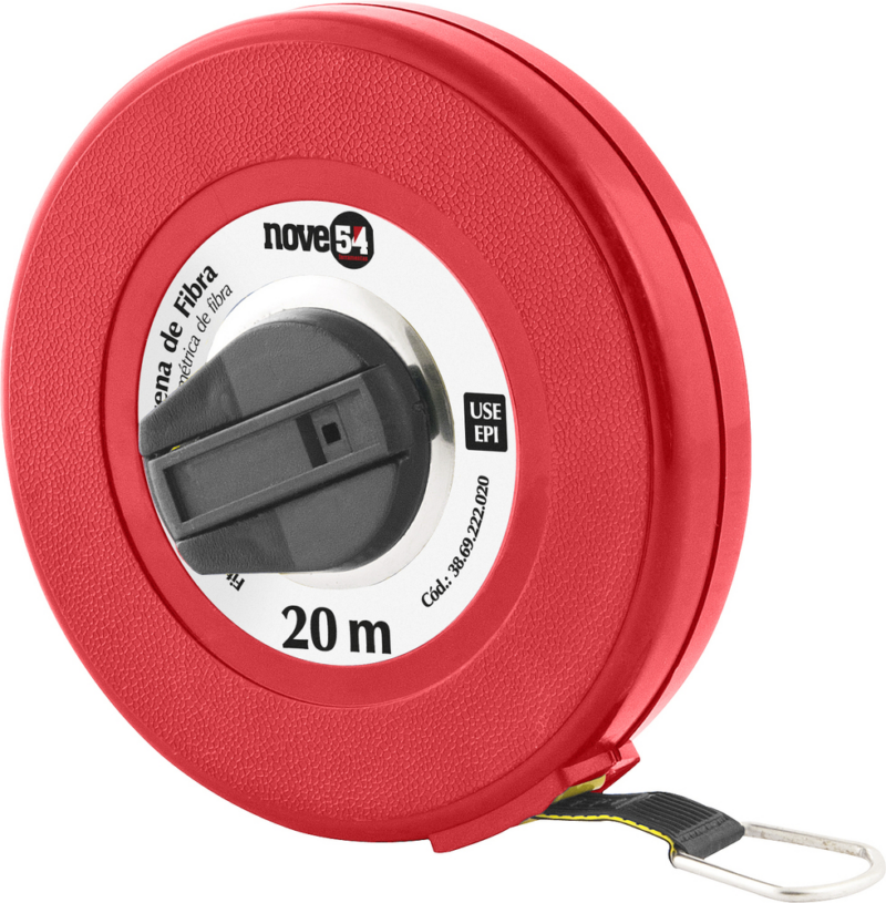 Trena 20m Fibra 12,5 Mm Cx Fechada Nove54 (3869222020)