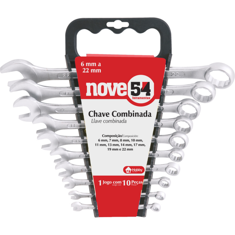 Jogo Chaves Combin 10pc 6a22 Mm Nove54 (3603622000)