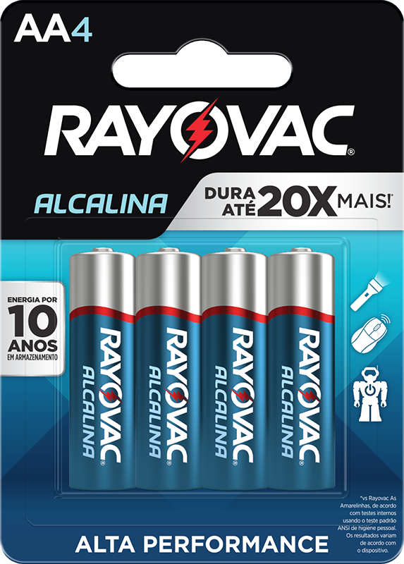 Pilha Alcalina Aa Peq Com4pc (20866)