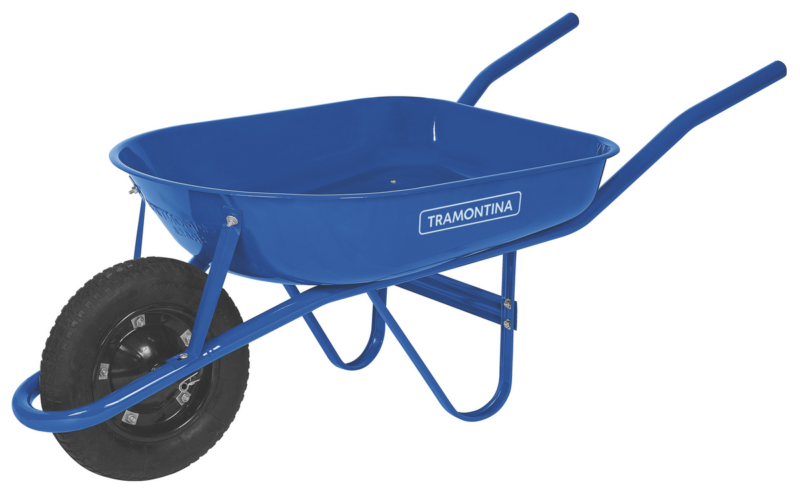 Carrinho de Mao Ch24 Pint 50l Azul Metalic Tramontina (77704/432)