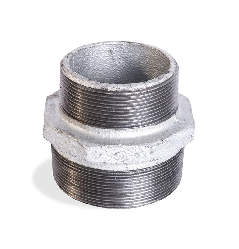 Niple Duplo Reducao Galvanizado 1/2x1/4" (25849)