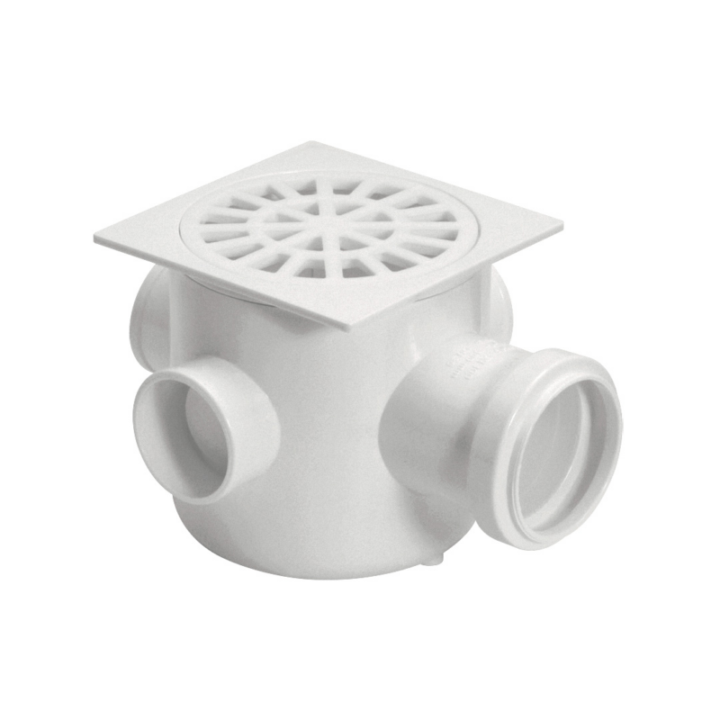 Caixa Sif 3 Entr Quad 250x230x75 Mm Plastubos (21691)
