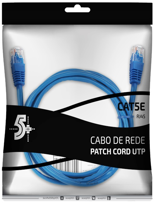 Patch Cord 3mt Utp Cat5e Azul (018-1069)