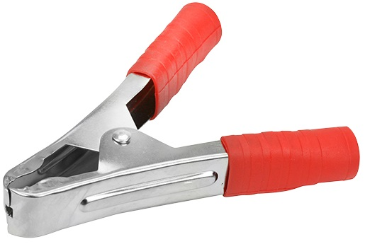 Garra Jacare Clip Grande Vermelho 100a Com10un (075-6053)