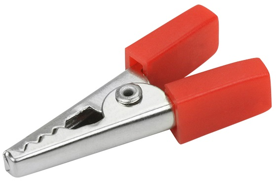 Garra Jacare Clip Pequena Vermelho 5a Com10un (075-0501)