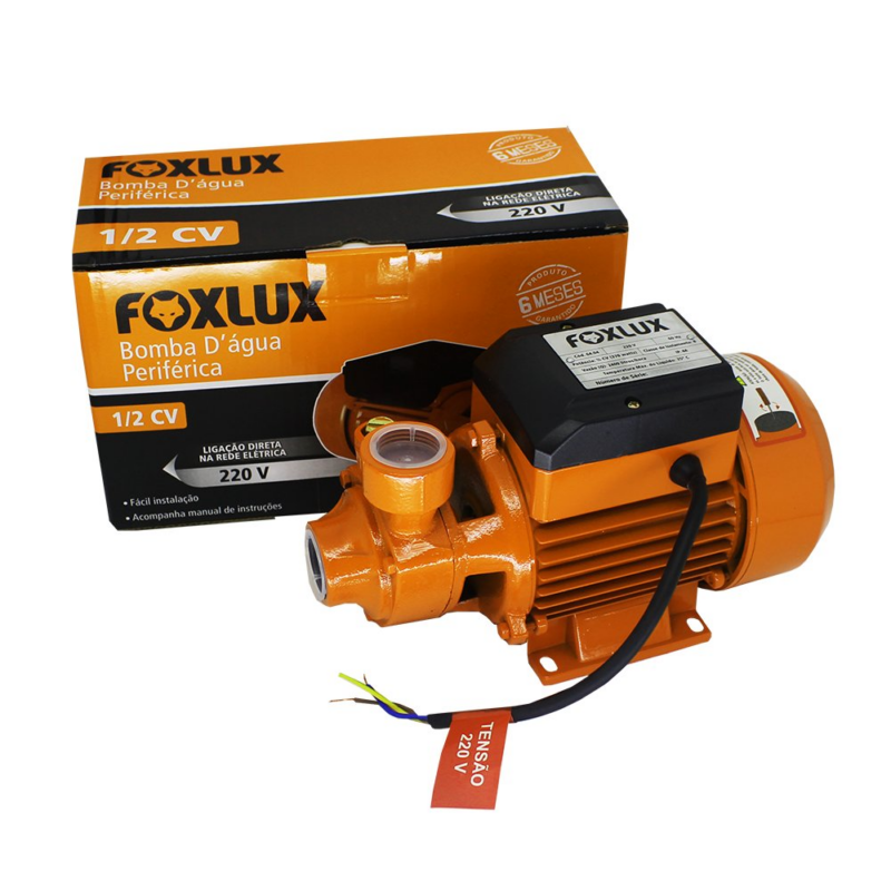 Bomba Perif 1/2cv 370 W 220 V Foxlux (64.04)