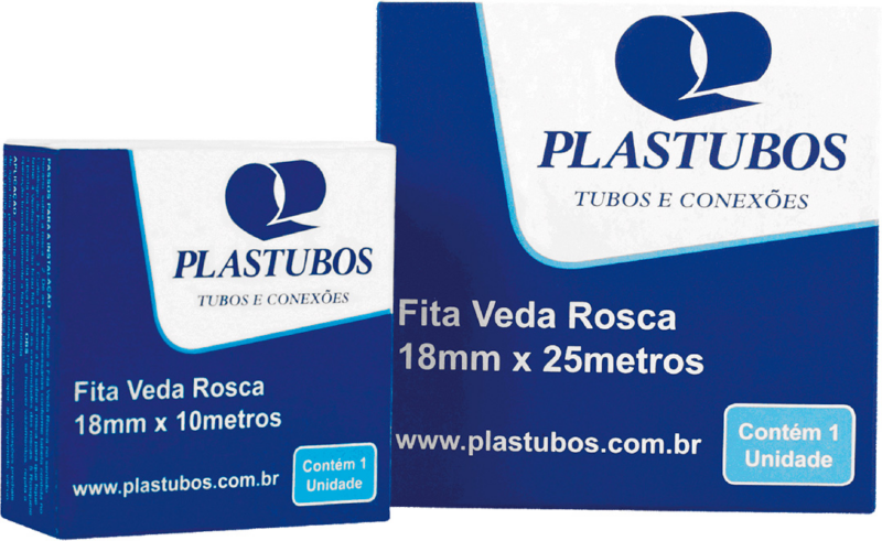 Fita Veda Rosca 12mmx10mt Plastubos (96535)