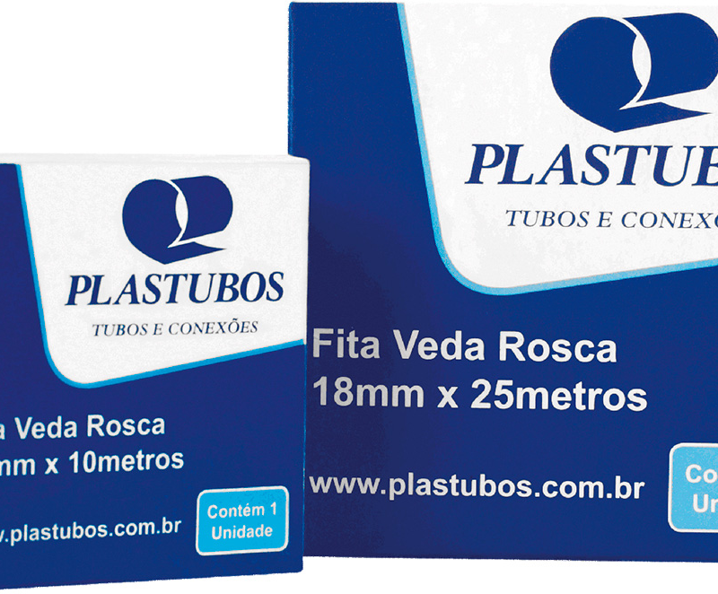 Fita Veda Rosca 12mmx10mt Plastubos (96535)