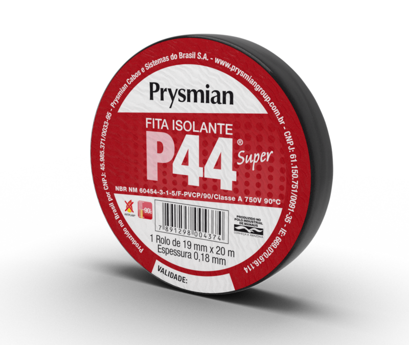 Fita Isolada 19mmx20mt Pt P44 (18180243)