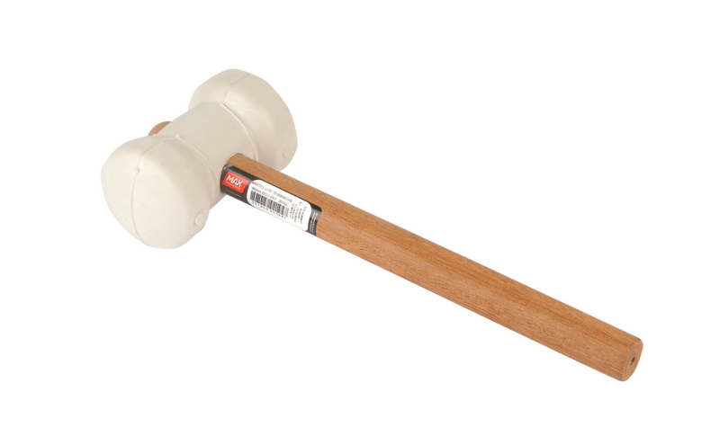 Martelo Borracha 60 Mm Br Cabo Madeira MAX (32755)