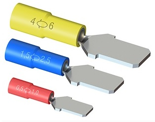 Terminal Pre Isolada Macho 1,5-2,5 Mm (954-MA-2)