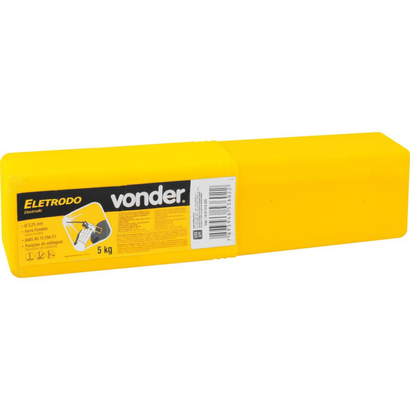 Eletrodo Aws A5.15 3,25 Mm 5 Kg Ferro Fun Vonder (7457515325)