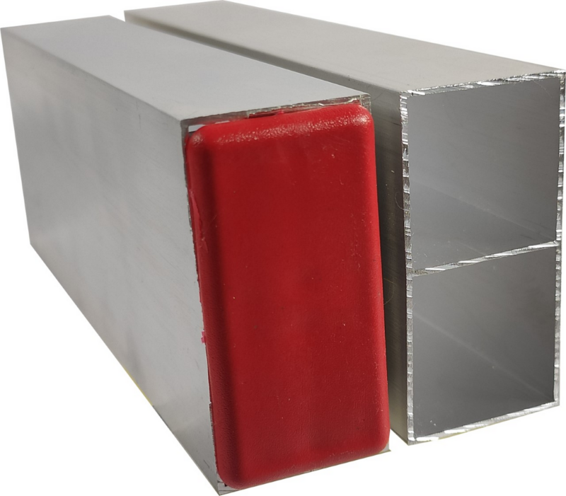 Régua Pedreiro 2,00m 0,95 Kg Refor Vermelho 10pc Alumav Aluminios (1089/2111-10PCS)