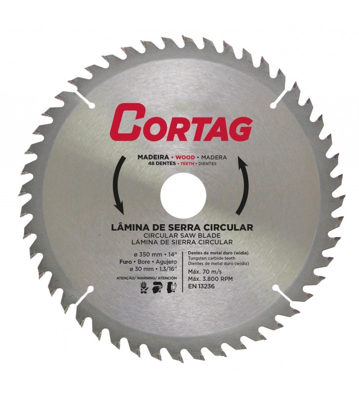 Serra Circ de Widea 350 Mm (14") 48d Cortag (60839)