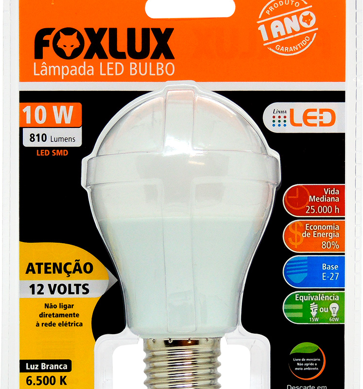 Lamp LED Bulb 10 W 12 V Nor 810lm 6,5k (LED10.12)