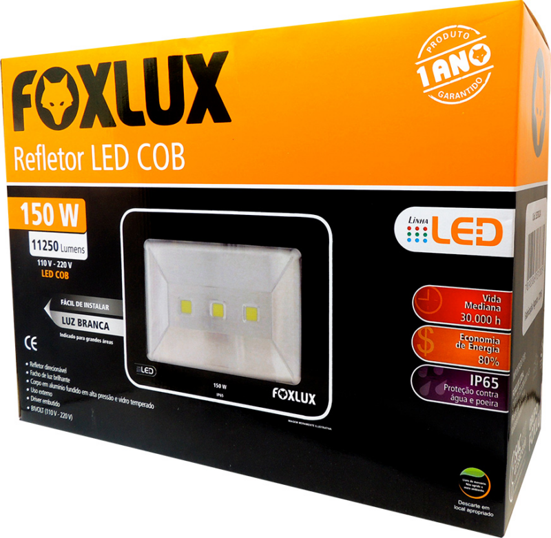 Refletor LED Pt 150 W 6,5k Slim (LED38.24)
