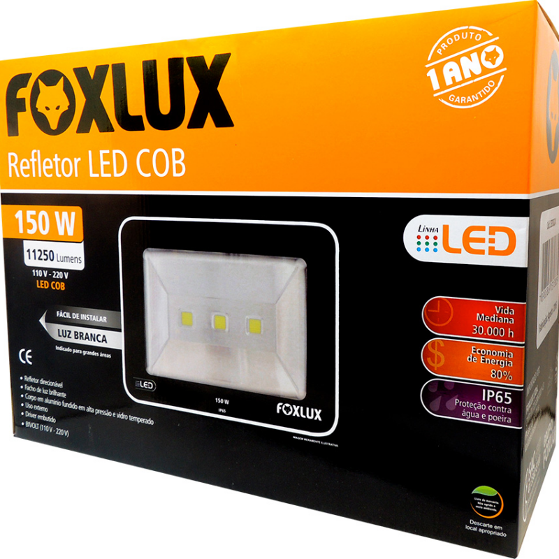Refletor LED Pt 150 W 6,5k Slim (LED38.24)