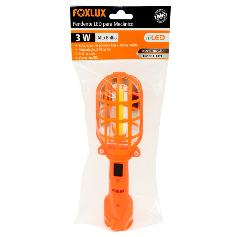 Luminaria Pendente de LED Paramecanico 3 W (LED17.25)