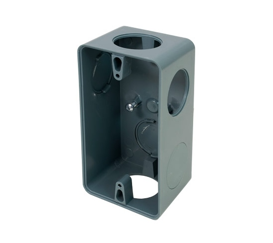 Caixa Condulete Pvc Cinza 4x2 06 Entrad (VC6034CE)