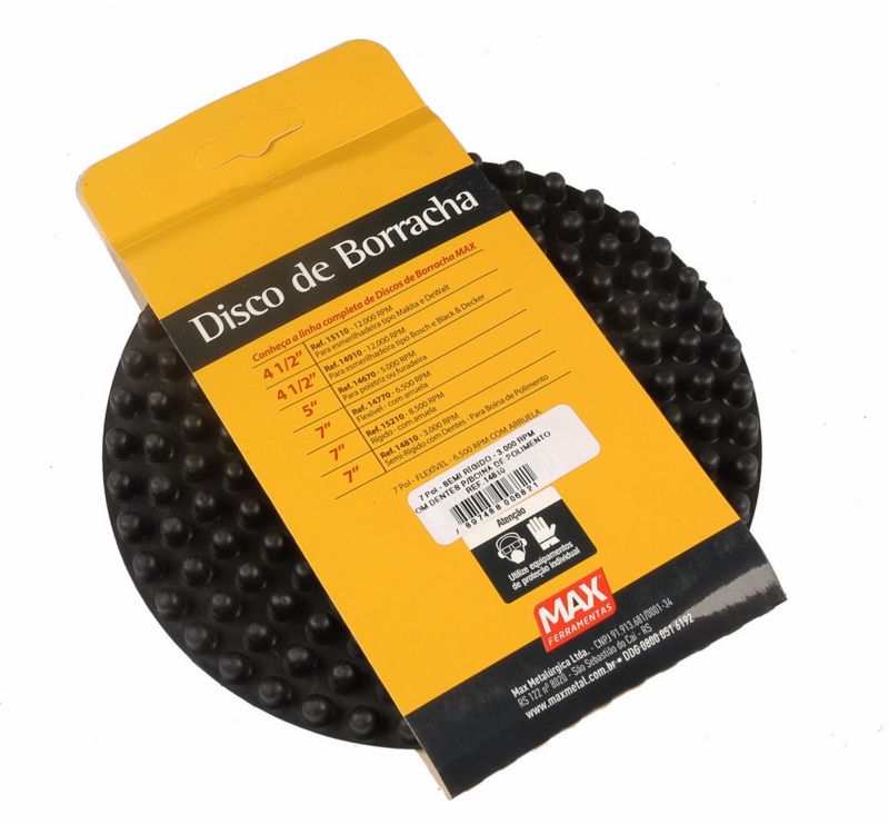 Disco Borracha 7″ Dent Politriz Pt MAX (14810)