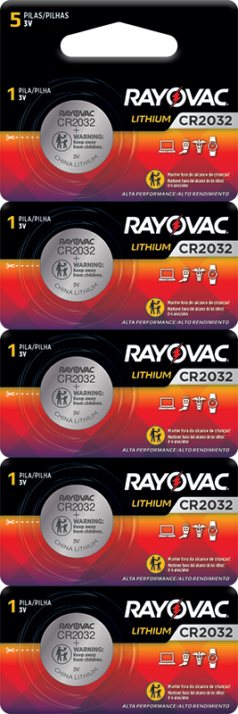 Pilha Botao Lithium 3 V Cr2032 Com5pc (CR2032-5CB)