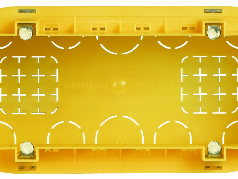 Caixa de Luz Pvc 7x2 Retan Amarelo (506L)