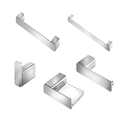 Kit Parabanheiro Metal Cr 5pc Flat (90010141006/01014106)